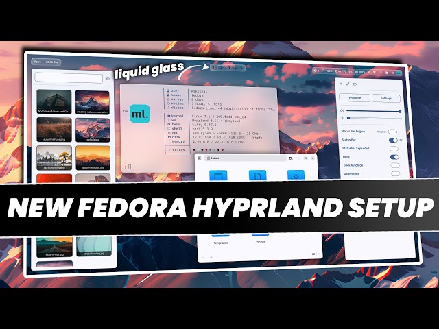 THE NEW FEDORA HYPRLAND SETUP OF 2026 (Must TRY)