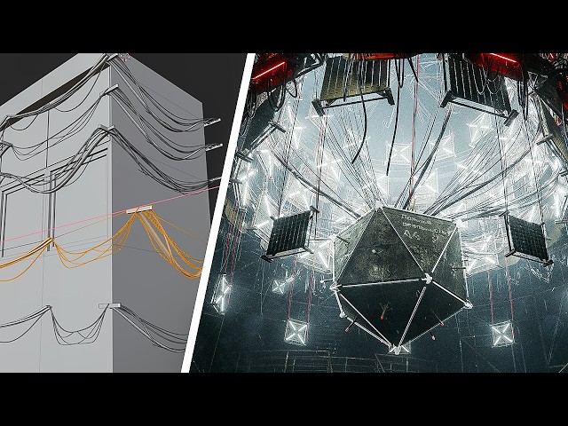 Awesome Wire Generator with Geo Nodes | Blender Tutorial