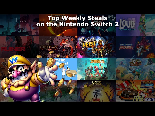 Top 50 Weekly Steals on Nintendo Switch and Nintendo Switch 2 [8/4/26 Edition]