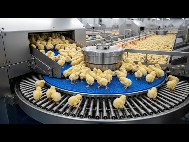 Inside a $100 MILLION Chicken Mega Factory 😱 How AI Produces 500,000 Chicks Every Week