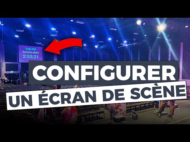 Comment configurer un écran de scène sur Propresenter | Stage display