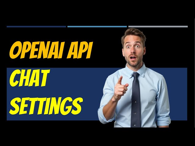 03 Working with the OpenAI API Chat Playground Settings