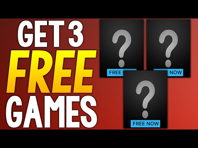GET 3 FREE PC GAMES RIGHT NOW + AWESOME STEAM GAME DEALS!