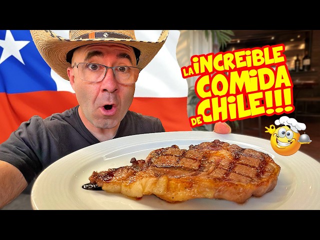 😲 ALUCINÉ con la COMIDA TÍPICA de CHILE!!!  🇨🇱
