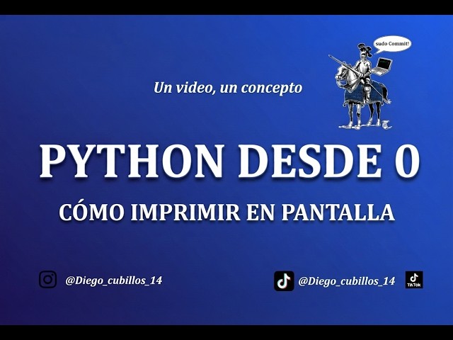 cómo imprimir en pantalla en Python print() | Python desde 0 [03]