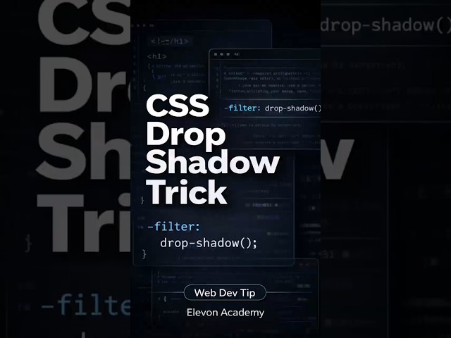 CSS Drop Shadow Trick for Web Dev