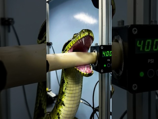 What One Bite Can Do Reptile Jaw Power #shorts #shortvideo