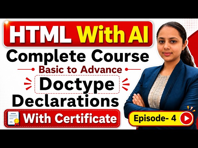 HTML Doctype Declarations Tutorials Episode-4