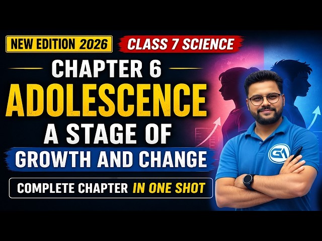 Class 7 Science Chapter 6 Adolescence: A Stage of Growth and Change | New Edition