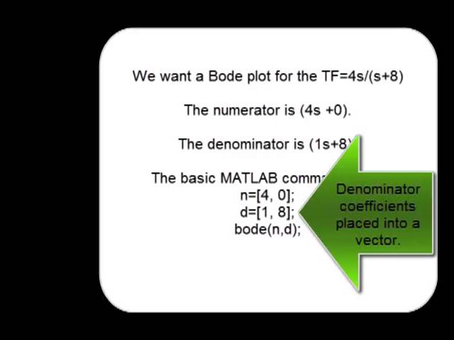 H342761 - Bode Plot using MATLAB