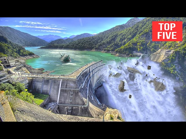 5 SCARIEST Dam Failures Caught On Camera
