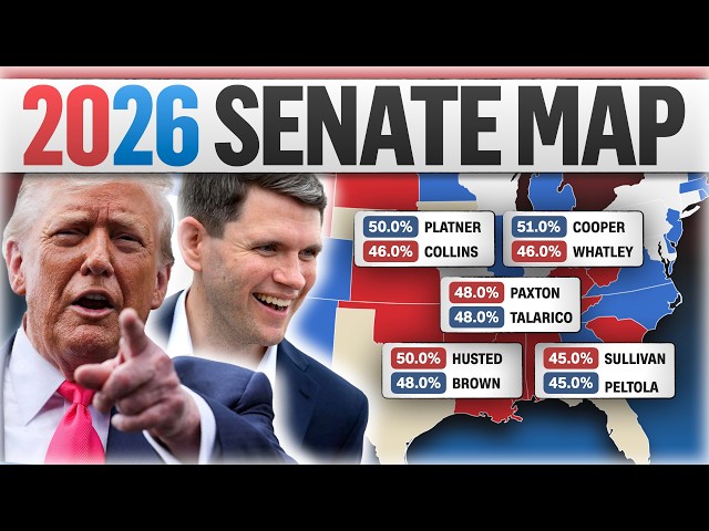 The 2026 Senate Map Based on the Latest POLLS in EVERY RACE!