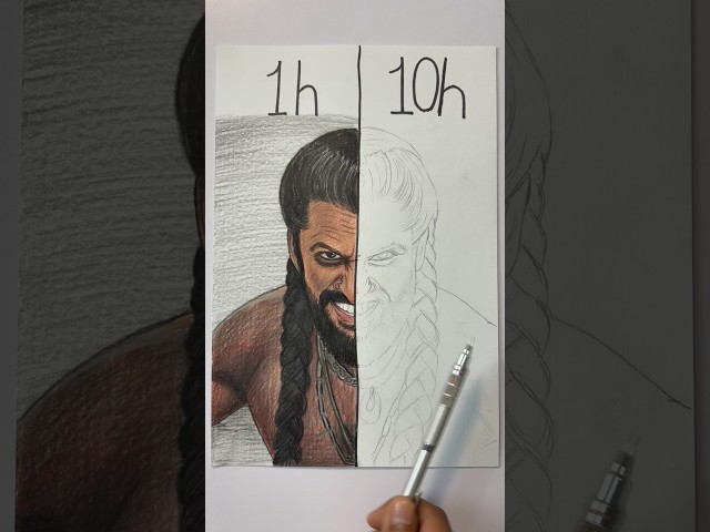 The Paradise Nani Drawing 🦁🔥 | Here Comes the Lion | Nani The Paradise #shorts