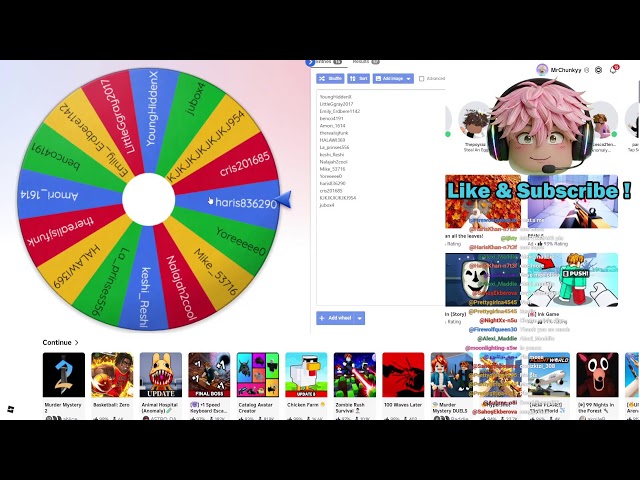 1V1 🏆 MM2 Roblox Live + Giveaways Wheel !
