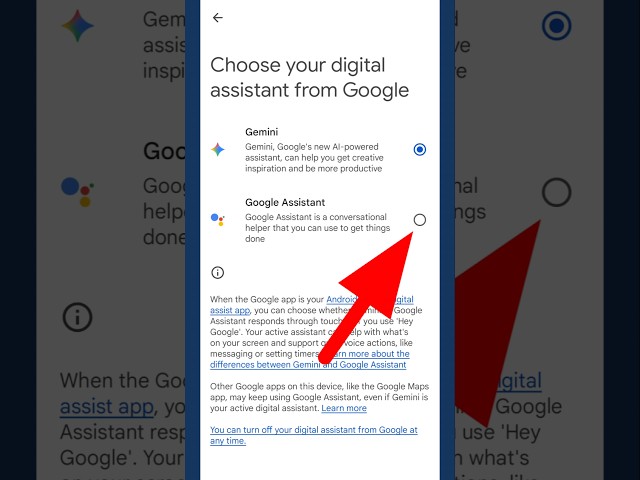 Google Gemini Change Google Assistant #googlegemini #googleassistant