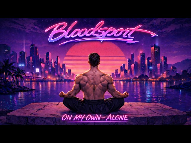Larya - On My Own (Bloodsport) – Synthwave Retrowave Cover | Nostalgic Saxophone 80s Vibes