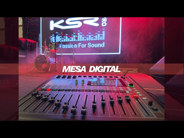 Mesa digital 20, 16, 12 canais KSR Pro linha MD e KX