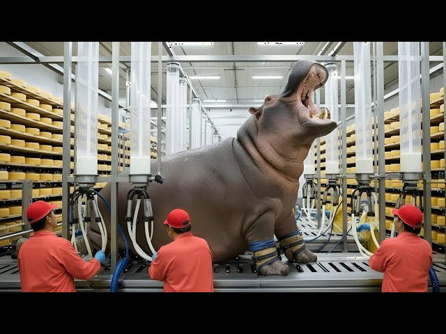 Inside the Hippo Cheese Factory: The Full Production Process of Rare Dairy 🧀