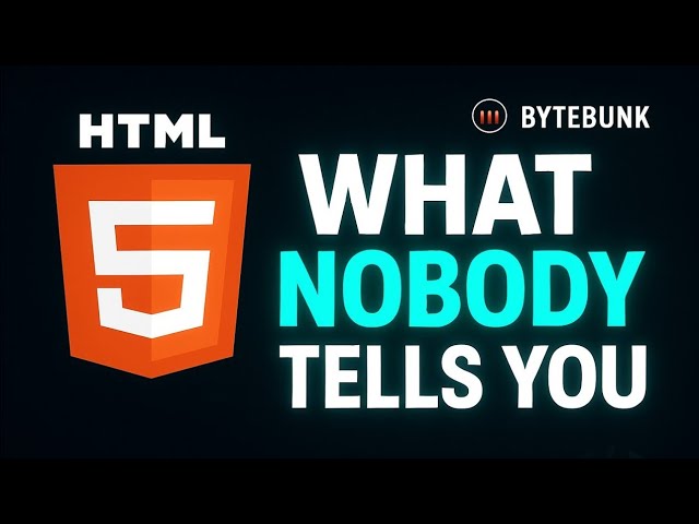 HTML Tutorial for Beginners 2025 | Learn HTML Tags, Basics & Full Course 🚀