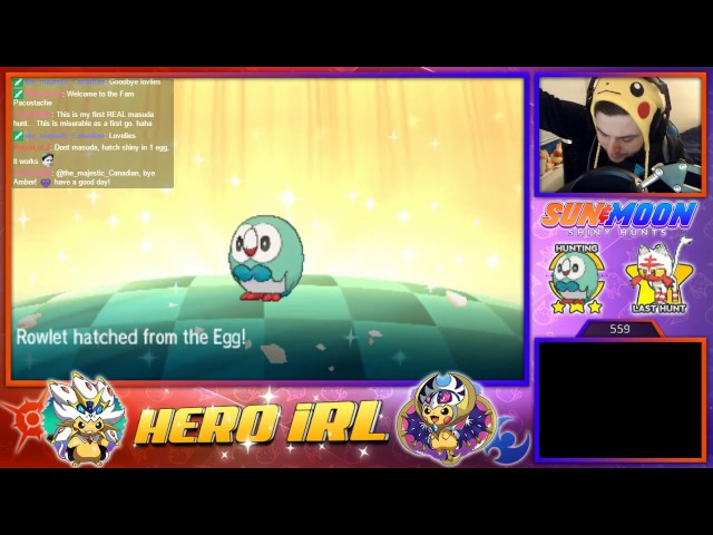 SHINY ROWLET FROM MASUDA METHOD! ~ Pokemon Sun/Moon