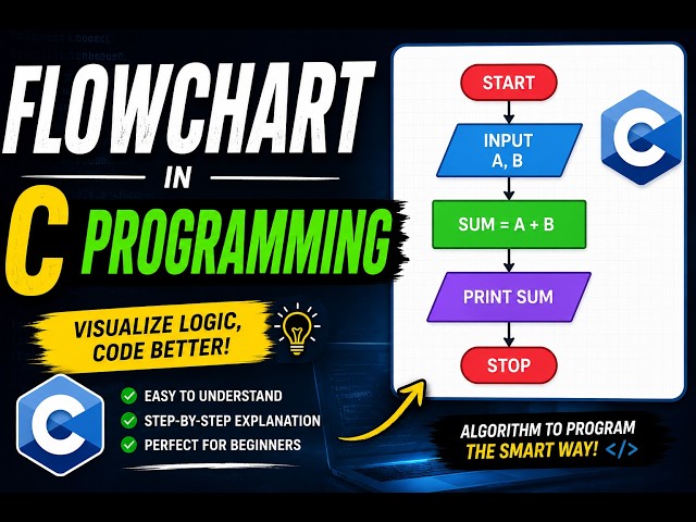 Flowchart to C Program | Step-by-Step Explanation