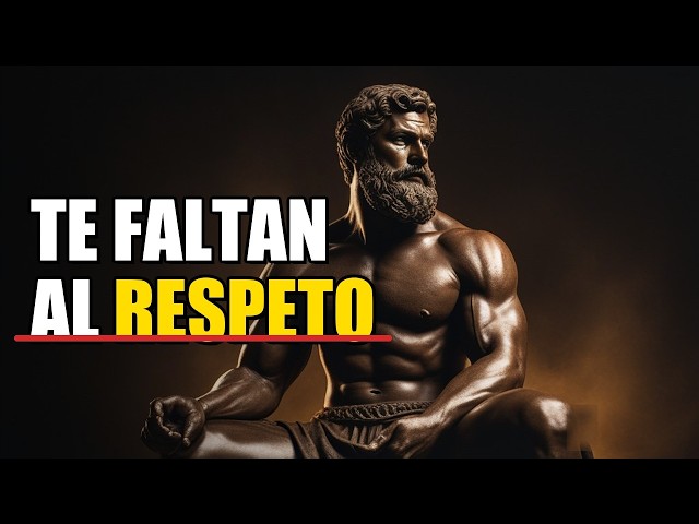 CUANDO TE FALTEN AL RESPETO, APLICA ESTA REGLA DE ORO y NO PIERDAS LA CALMA | SABIDURÍA ESTOICA