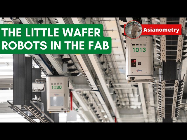 The Little Ceiling Robots Inside a Semiconductor Fab