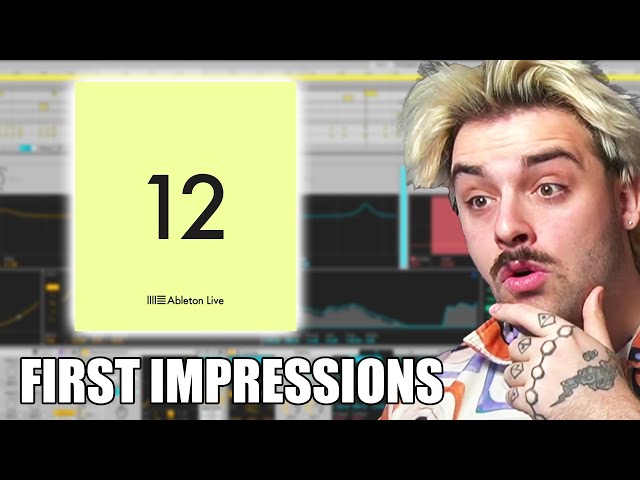 Producing my first song in Ableton 12
