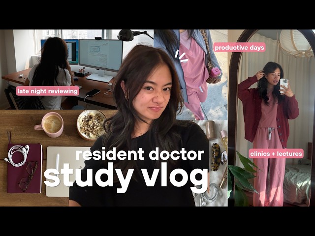 productive week in my life 🩺 | residency, studying & life outside of work