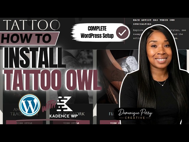 How to Install Tattoo Owl | Complete WordPress Theme Setup Tutorial