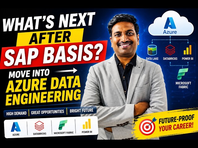 What’s Next After SAP Basis? Move into Azure Data Engineering