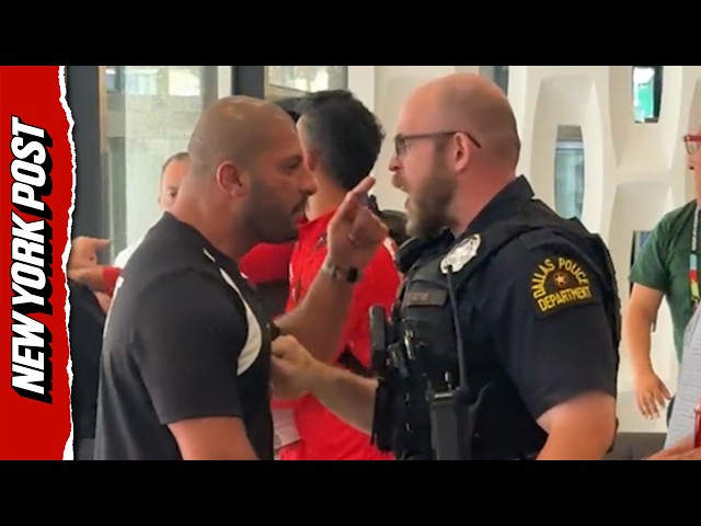 Egypt World Cup Manager Shoves Dallas Cop in Heated Scuffle: 'Back Off!'
