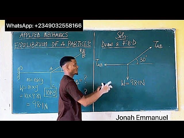 Equilibrium of Forces 1 (Equilibrium of Particles) | Applied Mechanics #equilibrium #solidmechanics