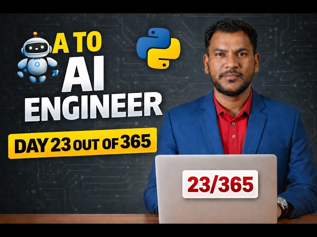 Session 23: From A to AI Engineer | Python File Handling | Create, Read, Write, Append & Close Files
