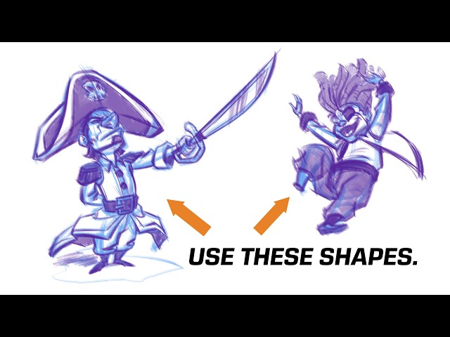 How to Design Characters for Comics and Animations Using Shapes like a PRO