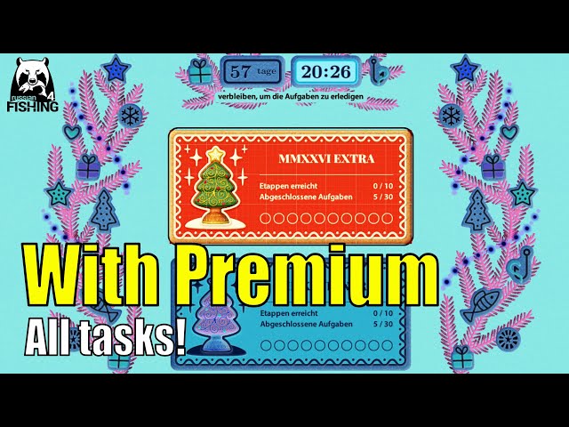 Russian Fishing 4 - NEWS - Premium tasks 2025 Christmas tasks with Premium #rf4
