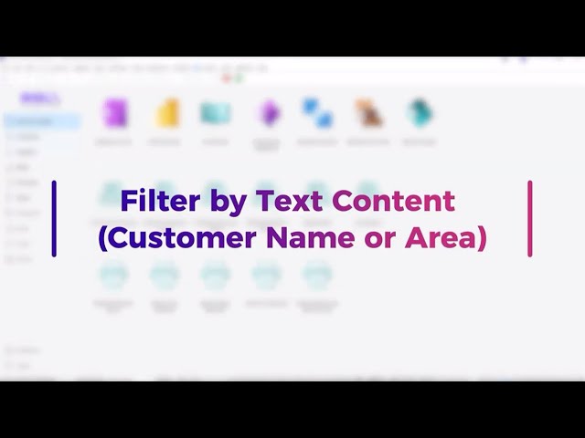 SQL View - Filter by Customer or Area