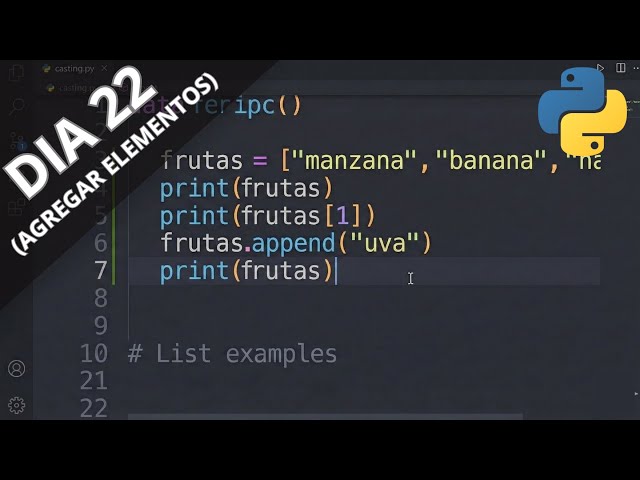 How to ADD ITEMS to a LIST in Python (Day 22) | 30 Day Challenge