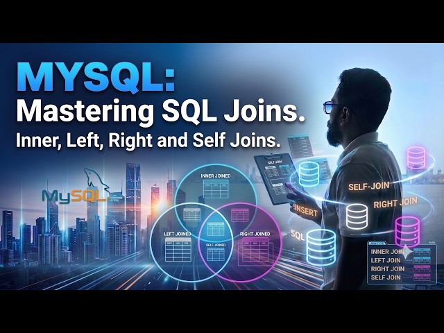 MySQL JOINS Explained in 10 Minutes! (Inner, Left, Right & Self)