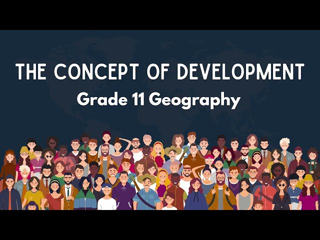 Important introduction to concepts of development geography.