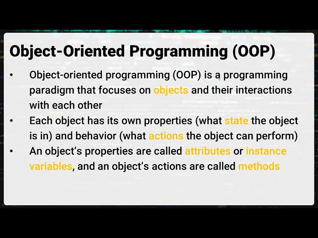 LACIP 25 Week 16 OOP I