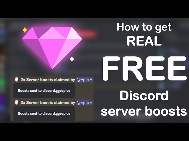 [PATCHED] How to get REAL Discord server boosts FOR FREE