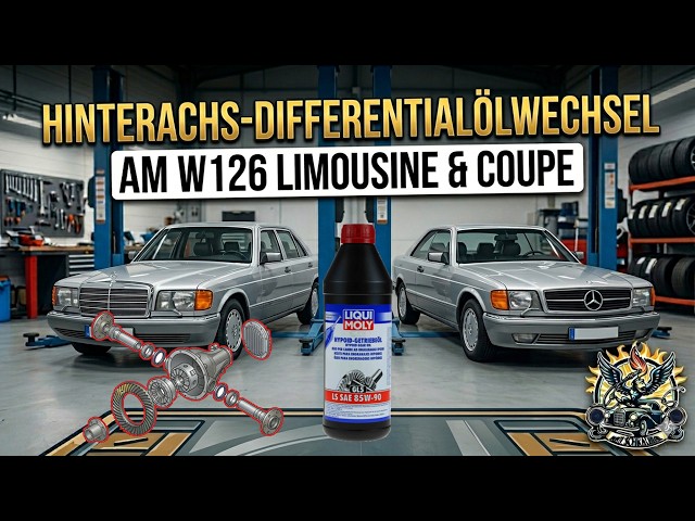 Mercedes W126 Rear Differential Oil Change - What Many People Overlook!