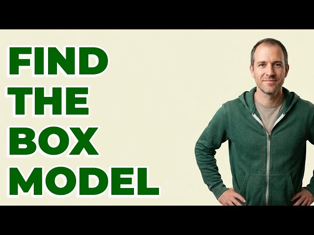 Where Do I See The Box Model In Browser Dev Tools?