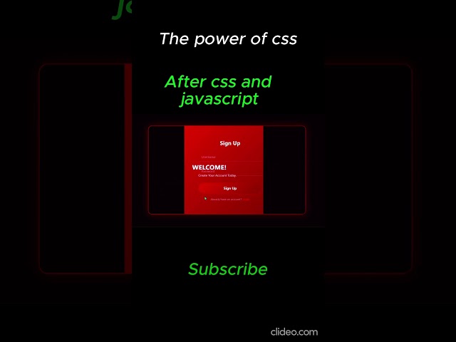 The power of css  #coding #webdesign