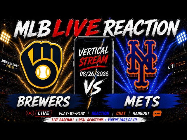 Mets vs Brewers | New York Mets vs Milwaukee Brewers | Live Reaction | #mets #brewers #mlb 📱
