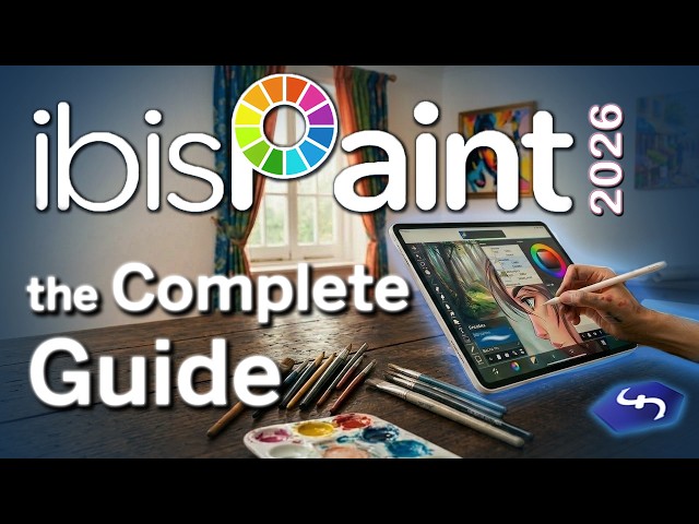 Ibis Paint X Tutorial for Beginners (2026) | Master Digital Art in 12 Mins!