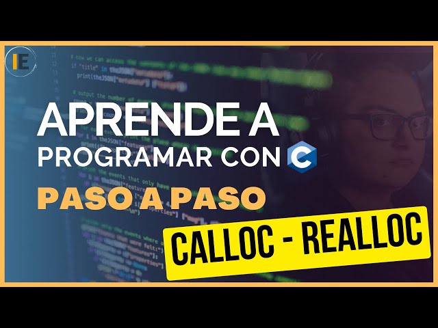 How to use calloc and realloc for dynamic memory - C Programming Course STEP by STEP (26)
