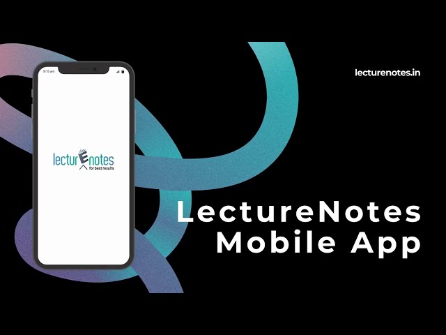LectureNotes Introduction Video
