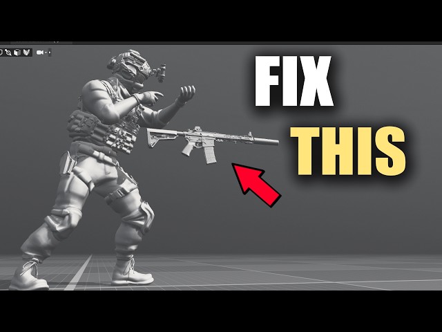 Cascadeur: 2 Handed Weapon Error FIX ~